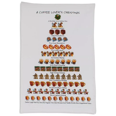 Sur La Table The Coffee Lover’s 12 Days of Christmas Flour-Sack Towel