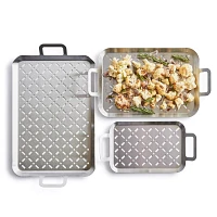 Sur La Table Stainless Steel Grill Grids, Set of 3