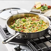 All-Clad D5 Brushed Stainless Steel Sauté Pans