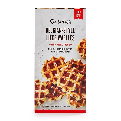 Sur La Table Belgian-Style Liége Waffles with Pearl Sugar