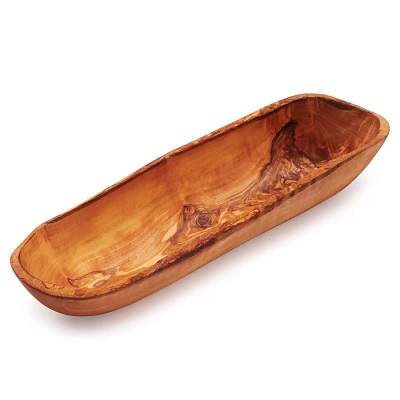 Sur La Table Italian Olivewood Rustic Serving Bowl, 11"