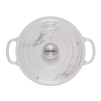 Le Creuset Signature Round Marble Dutch Oven, 4.5 qt.