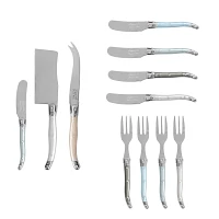 French Home Ultimate 11-Piece Laguiole Charcuterie Set with Mother of Pearl Handles