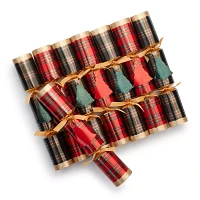 Sur La Table Tartan Party Crackers, Set of 8