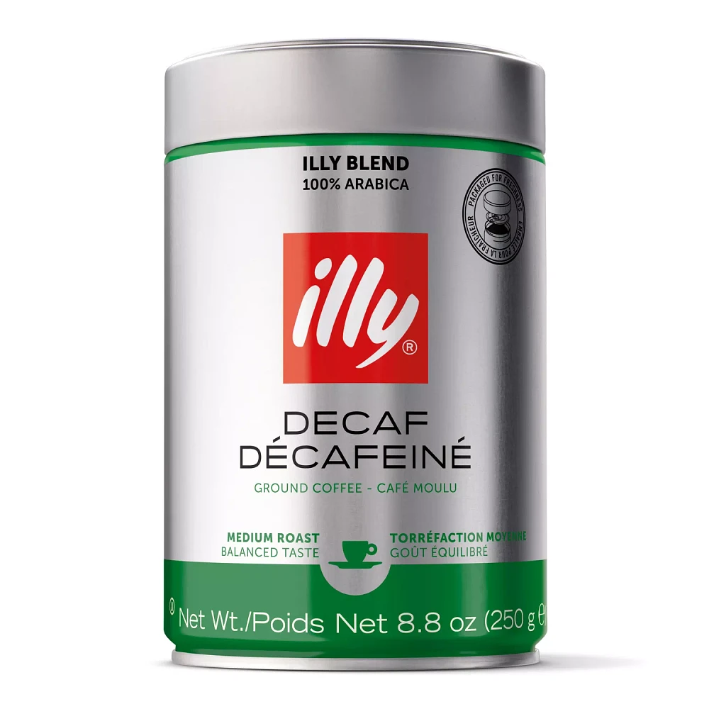 illy Ground Coffee, Decaffeinated