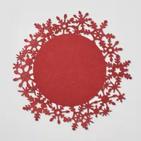 Sur La Table Snowflake Felt Placemat