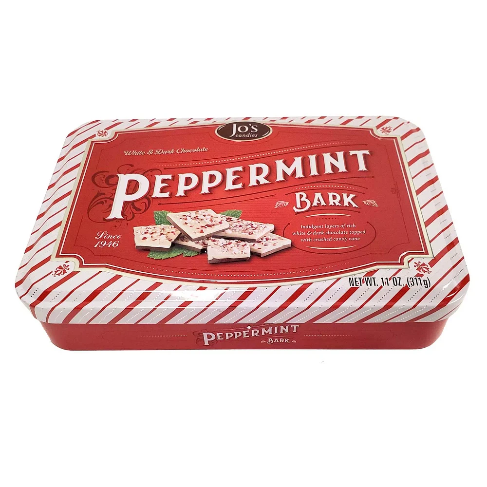 Jo’s Candies Peppermint Bark Tin