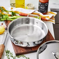 All-Clad D3 Stainless Steel Anniversary Casserole, 4 qt.