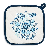 Sur La Table Floral Tile Pot Holder