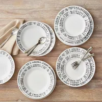 Sur La Table Plat du Jour 12-Piece Dinnerware Set