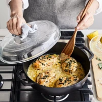 Staub Universal Deluxe Pan with Glass Lid, 4 qt.