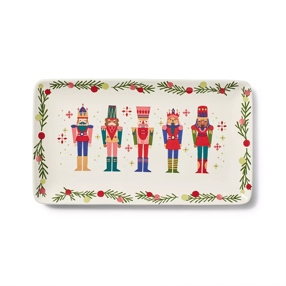 Sur La Table Rectangular Nutcracker Platter