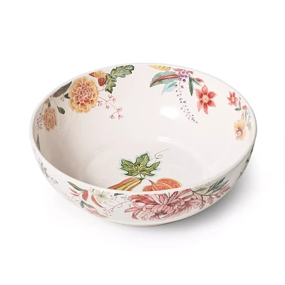 Sur La Table Autumn Botanical Serving Bowl