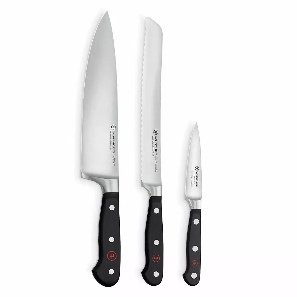 Wsthof Classic 3-Piece Chef Knife Set