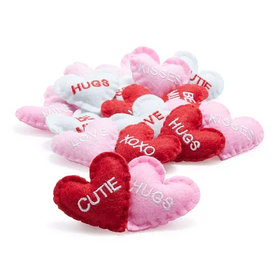 Sur La Table Felt Hearts Scatter, Set of 18