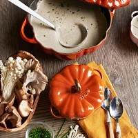 Staub Stoneware Mini Pumpkin Cocotte