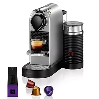 Nespresso CitiZ by Breville Espresso Machine with Aeroccino3 Frother, Silver