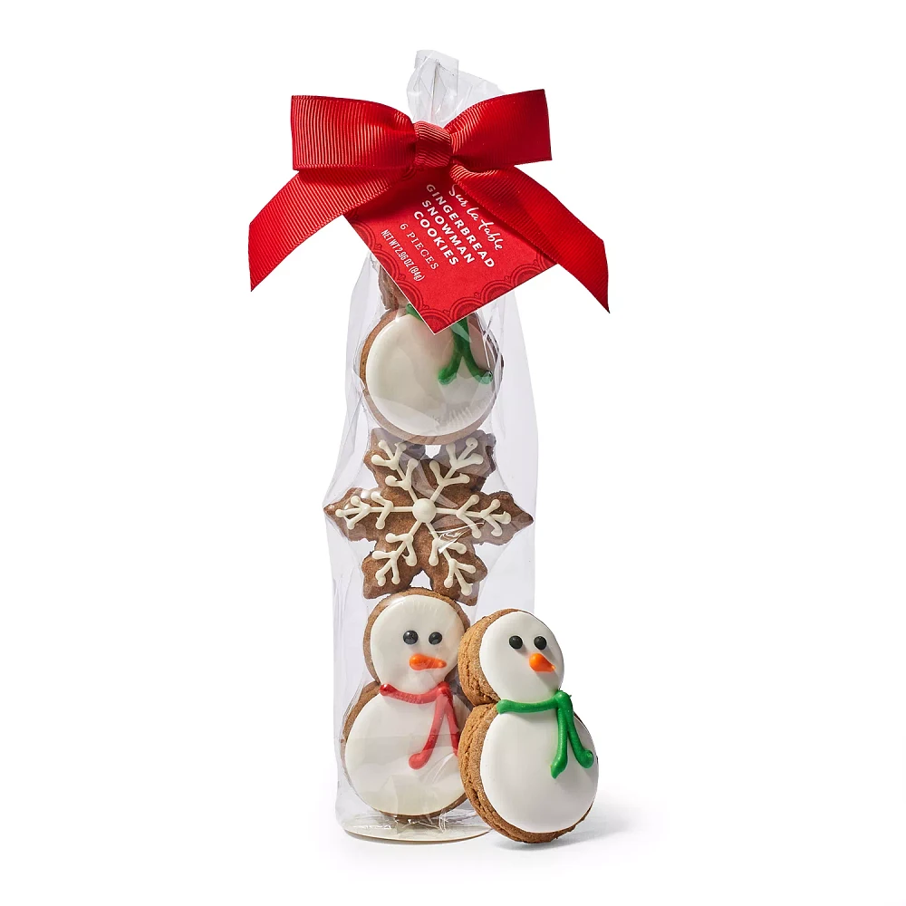 Sur La Table Gingerbread Snowman Cookies, Set of 6