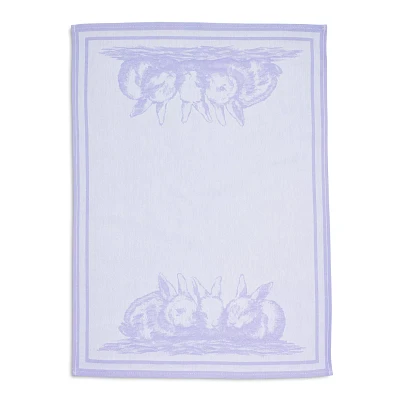 Sur La Table Purple Bunny Jacquard Towel, 27.5" x 19.5"