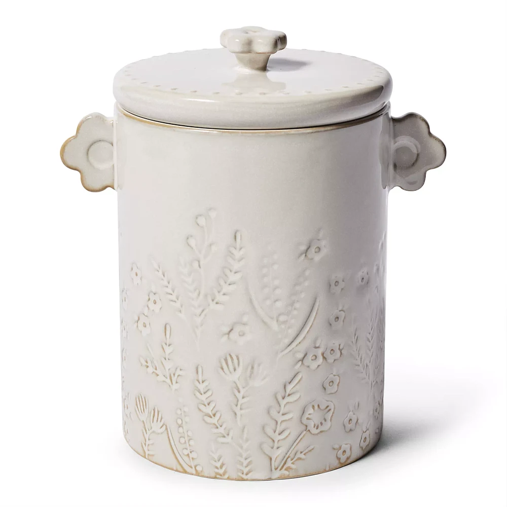 Sur La Table Floral Canister 1.95 Qt.