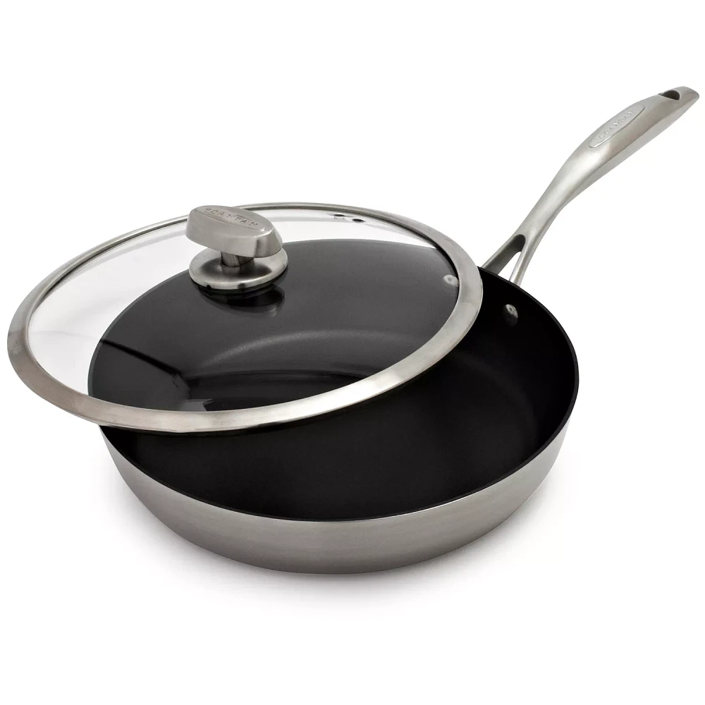 Scanpan CTQ Nonstick Sauté Pan with Lid, 3.2 qt.