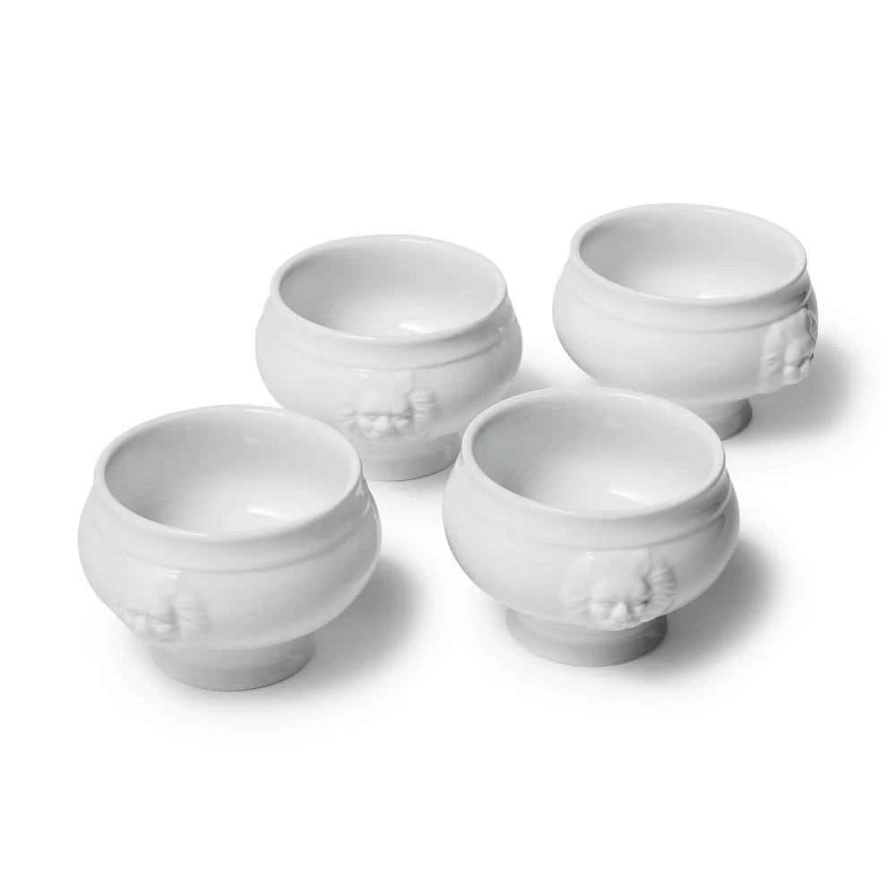 Sur La Table 14 oz. Lion's Head Bowls, Set of 4