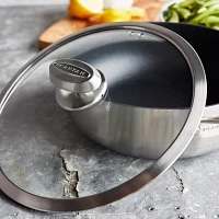 Scanpan CS+ Deep Sauté Pan with Lid, 4 qt.