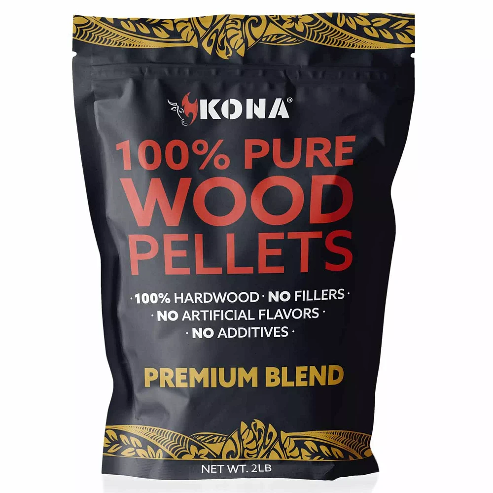 Kona Premium Blend Wood Smoker Pellets, 2 Lb.