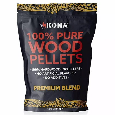 Kona Premium Blend Wood Smoker Pellets, 2 Lb.