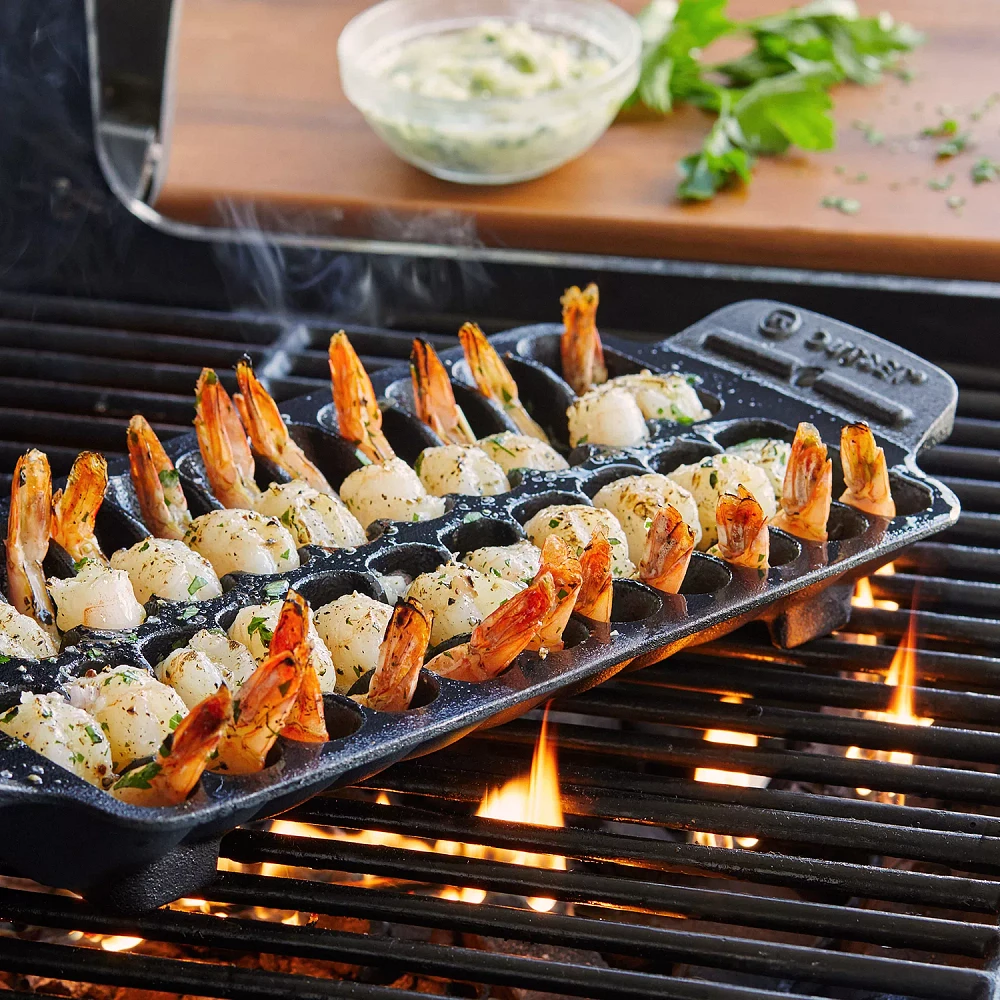 Sur La Table Cast Iron Shrimp Pan