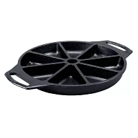 Lodge Cast Iron Wedge Pan with Silicone Handles