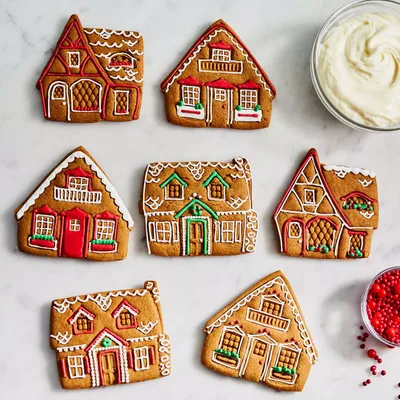 Sur La Table Gingerbread House Impression Cookie Cutters, Set of 3