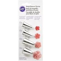 Wilton Drop Flower Tips, Set of 4