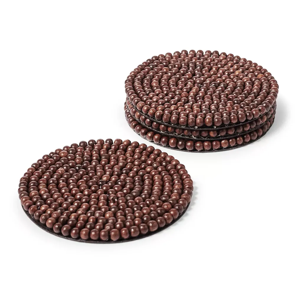 Sur La Table Wood Bead Coasters