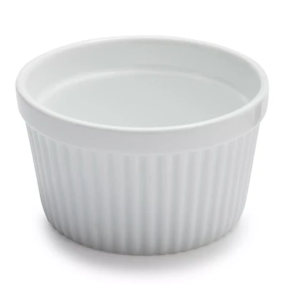 Sur La Table Porcelain Round Ramekin with Ribbed Side