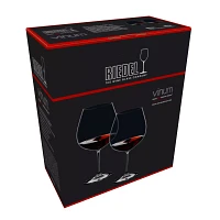 RIEDEL Vinum Pinot Noir (Burgundy Red) Wine Glass, Set of 2