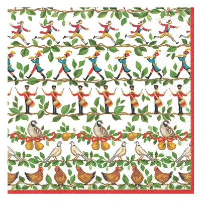 12 Days Cocktail Napkins, Set of 20