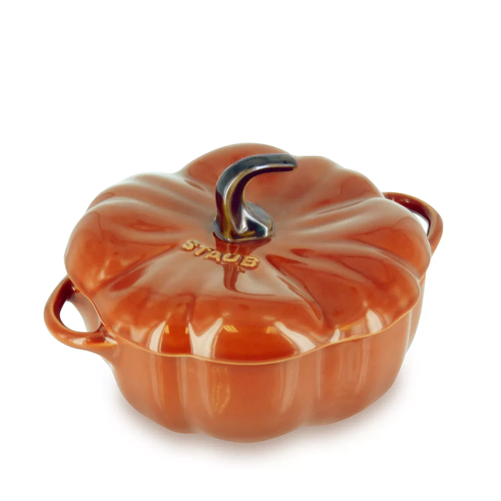 Staub Mini Stoneware Pumpkin Cocotte