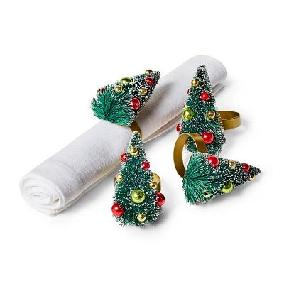 Sur La Table Tree Napkin Rings, Set of 4