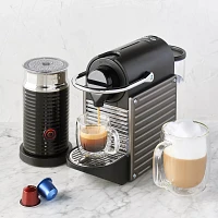 Nespresso Pixie by Breville Espresso Machine with Aeroccino Milk Frother