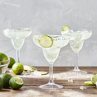 Sur La Table Outdoor Margarita Glasses, Set of 4