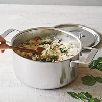 Demeyere Industry5 Stainless Steel Dutch Oven With Lid, 5.5 Qt.