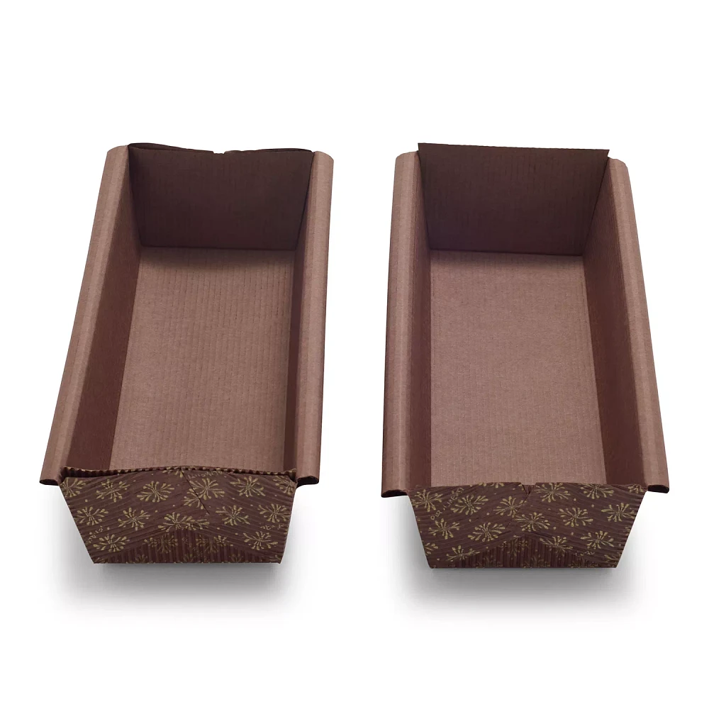 Regency 8" Loaf Paper Baking Mold, Set of 2