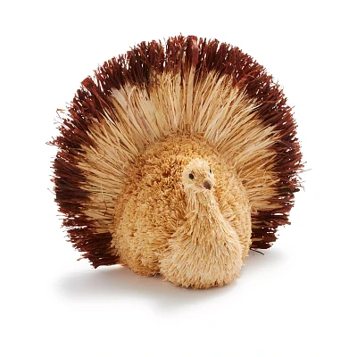 Sur La Table Corn Husk Turkey Decor