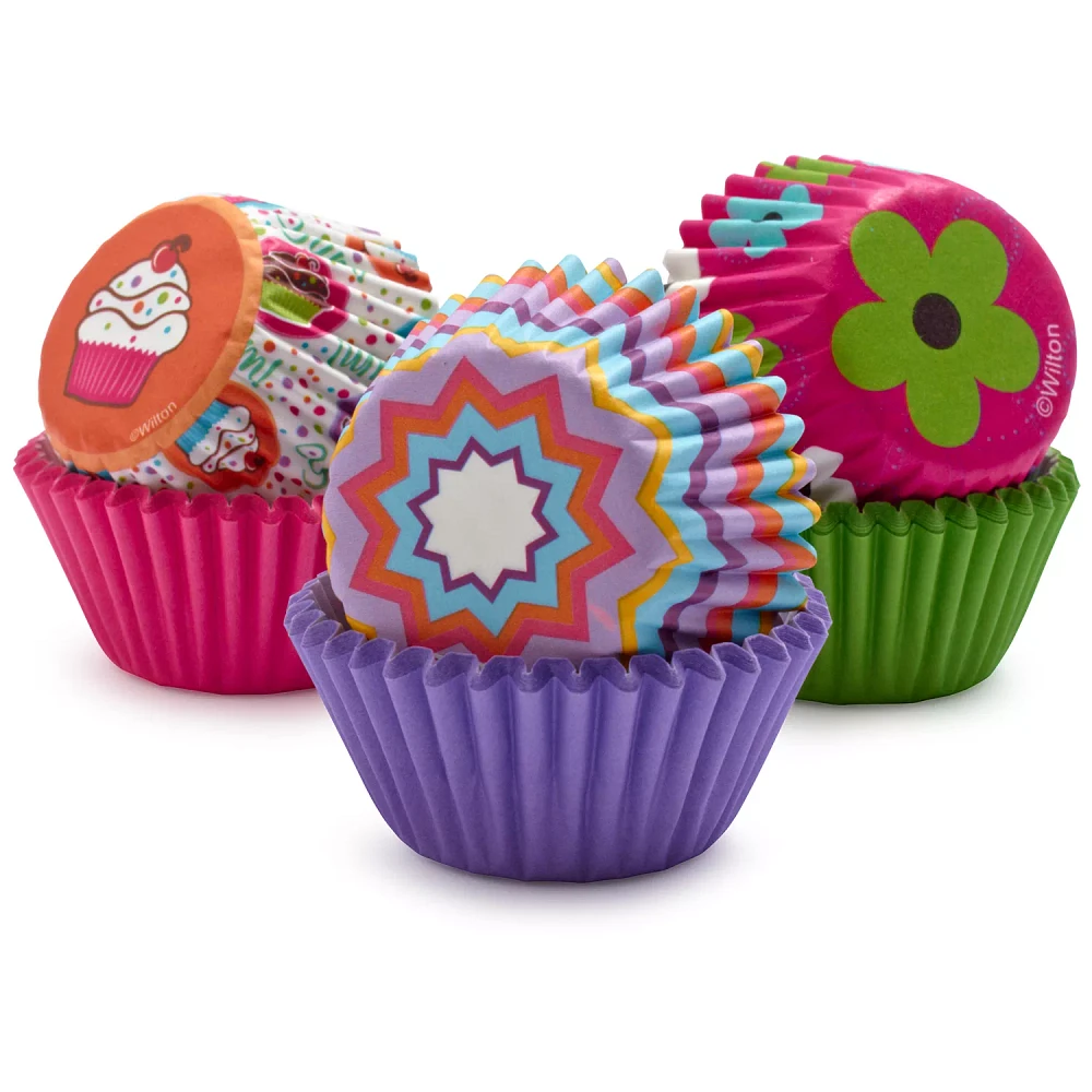 Wilton Pinks and More Mini Cupcake Liners, 150 Count