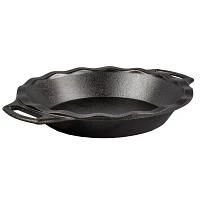 Lodge Cast Iron Pie Pan with Silicone Handles, 9.5"