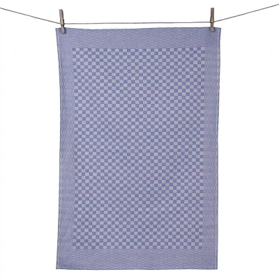 Tissage de L’Ouest Traditional Blue Towels, Set of 2