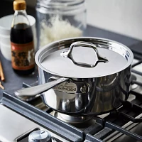 All-Clad D3 Stainless Steel Saucepan with Lid