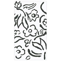 Matisse Black Guest Napkins, Set of 15