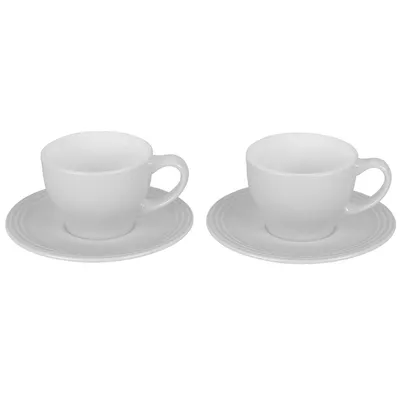 Le Creuset Cappuccino Cups and Saucers
